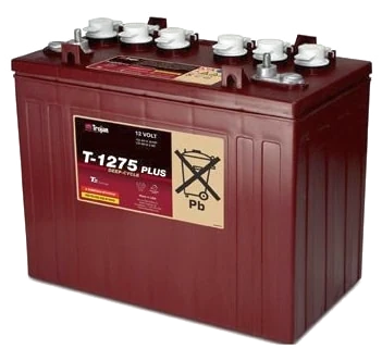 Flooded deep-cycle lead-acid battery
