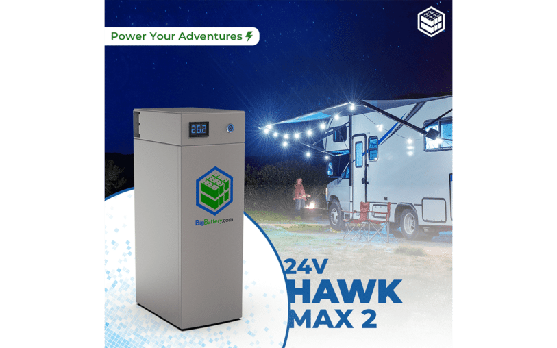 24V HAWK MAX 2 LiFePO4 228Ah 5.8kWh
