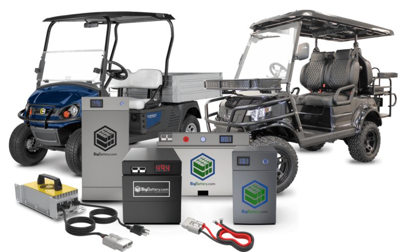 LithiumIon Golf Cart Batteries BigBattery Your Source For Power