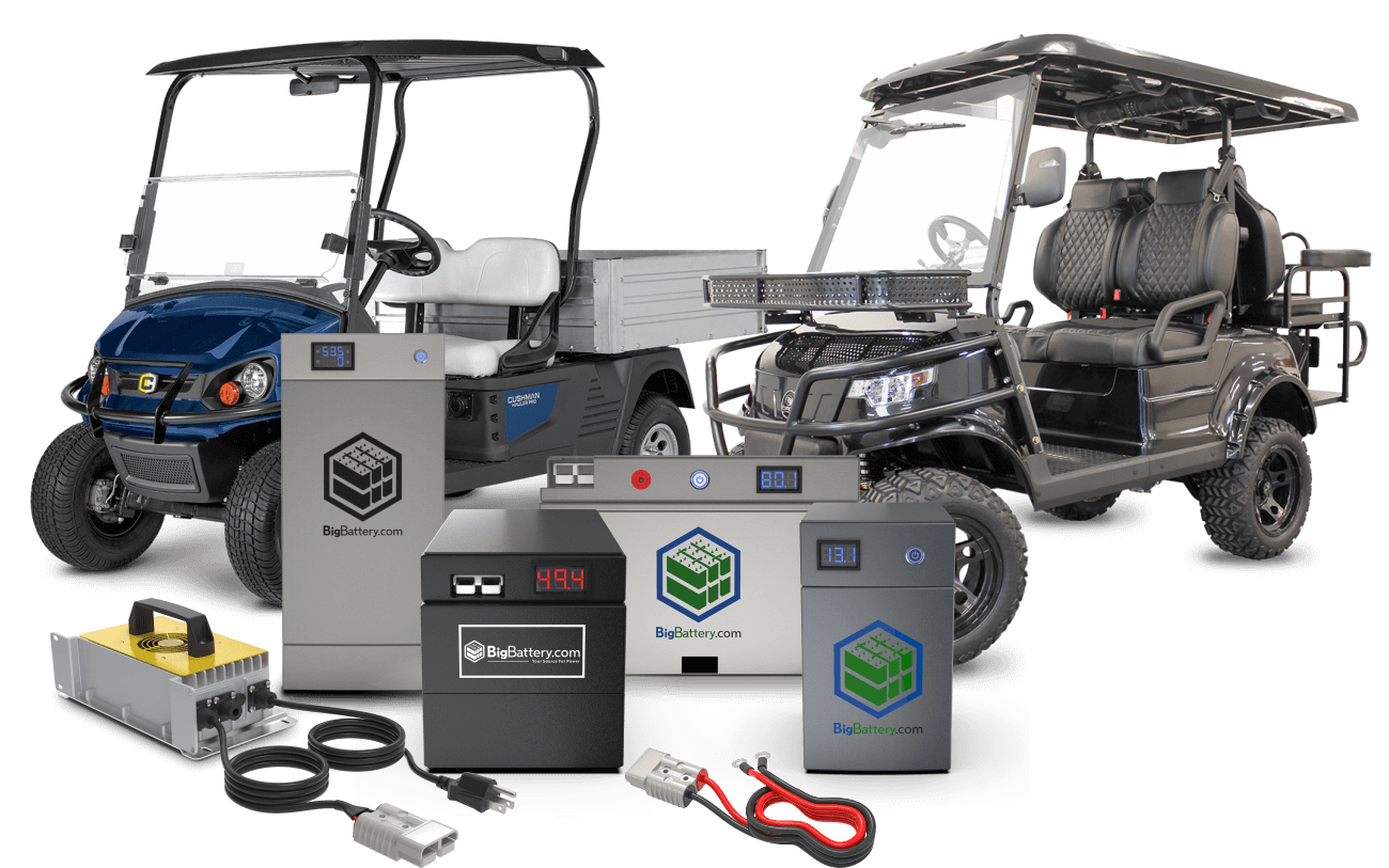Lithium-Ion Golf Cart Batteries | BigBattery | Your Source For Power