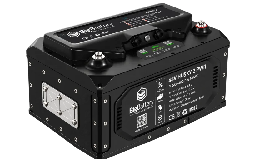 48V HUSKY 2 PWR | 5.12kWh LiFePO4 - High Power | Golf Cart | UTV | Industrial Battery