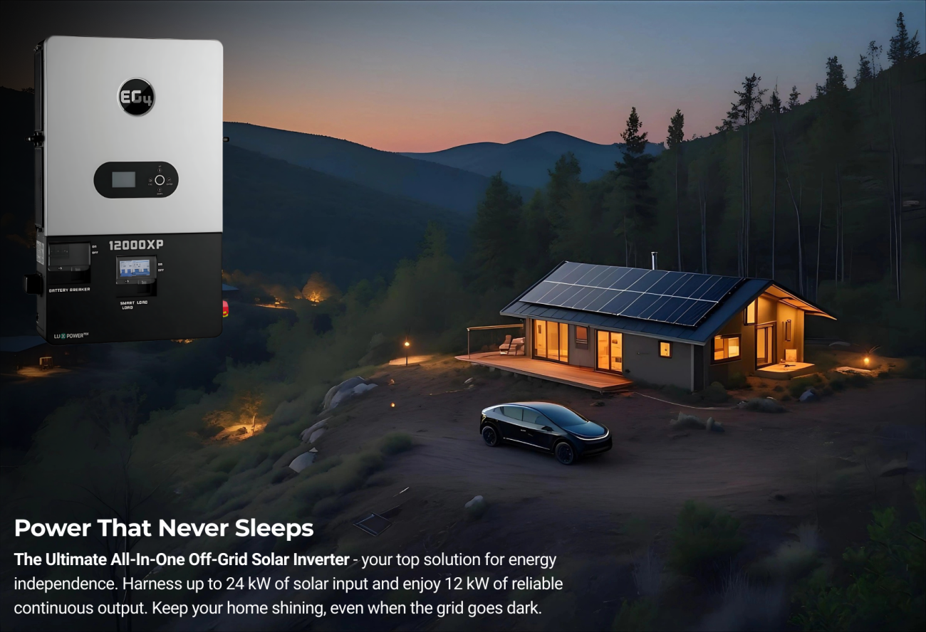 Eg4 Rv EG4 12000XP V2 OFF-GRID INVERTER - BigBattery.com