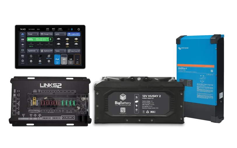 12V 400Ah RV HUSKY2-Victron-LINKS2 Control System