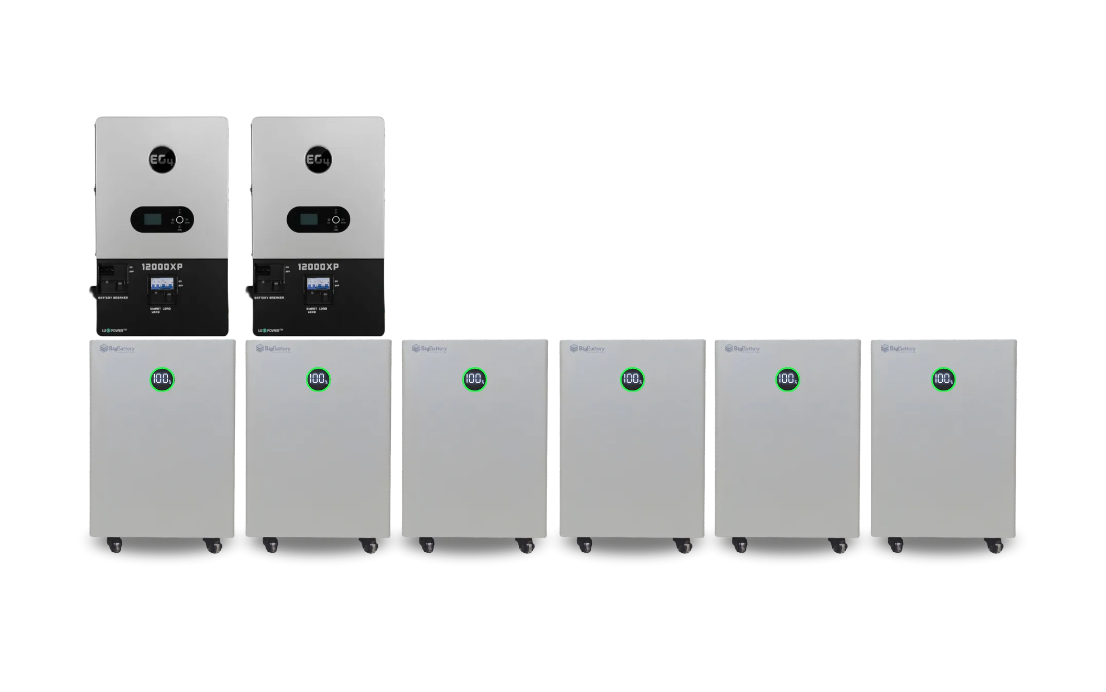 BigBattery 48V NEXUS 14.3kWH Battery + EG4 12000XP V2 Inverter ESS