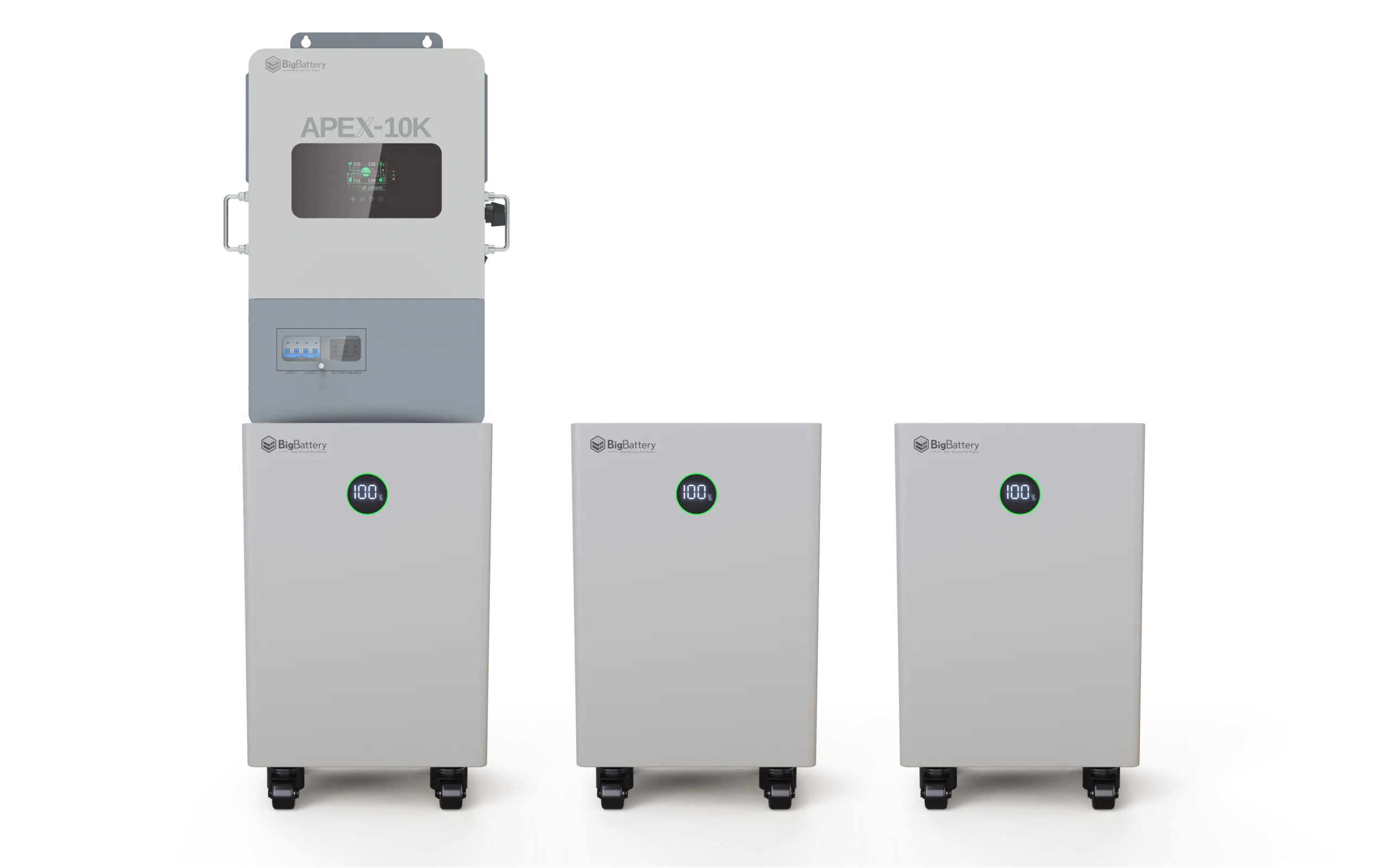 BigBattery 48V NEXUS 14.3kWH Battery + APEX-10K Inverter ESS