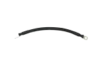 4AWG Black Cable with 11 inches Ring to Ring Terminal
