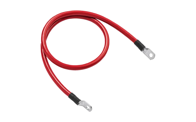 4AWG Red Cable with 3FT Ring to Ring Terminal