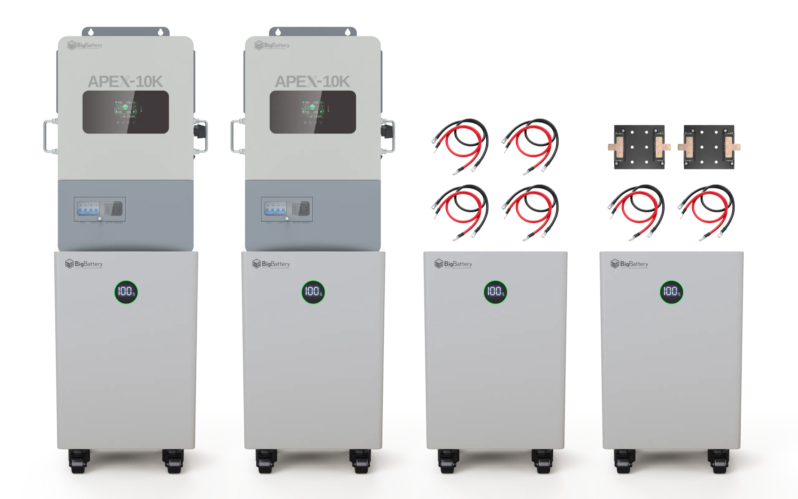 BigBattery 48V NEXUS 14.3kWH Battery + APEX-10K Inverter ESS