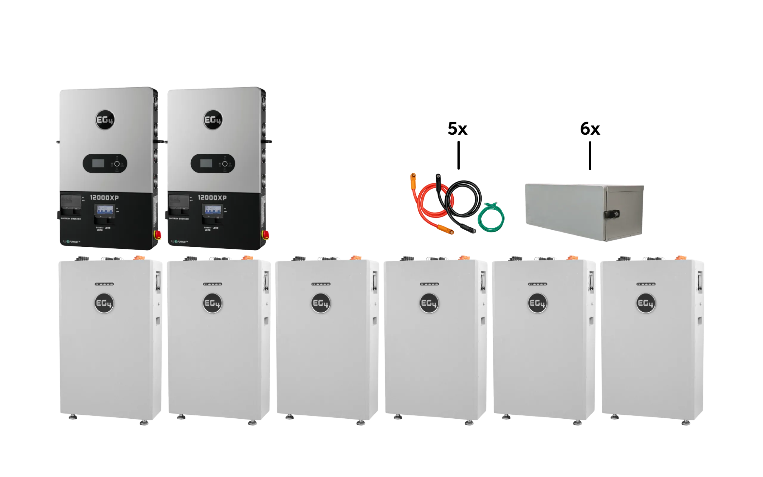 EG4 WallMount 314Ah All Weather Battery + 12000XP Inverter V2