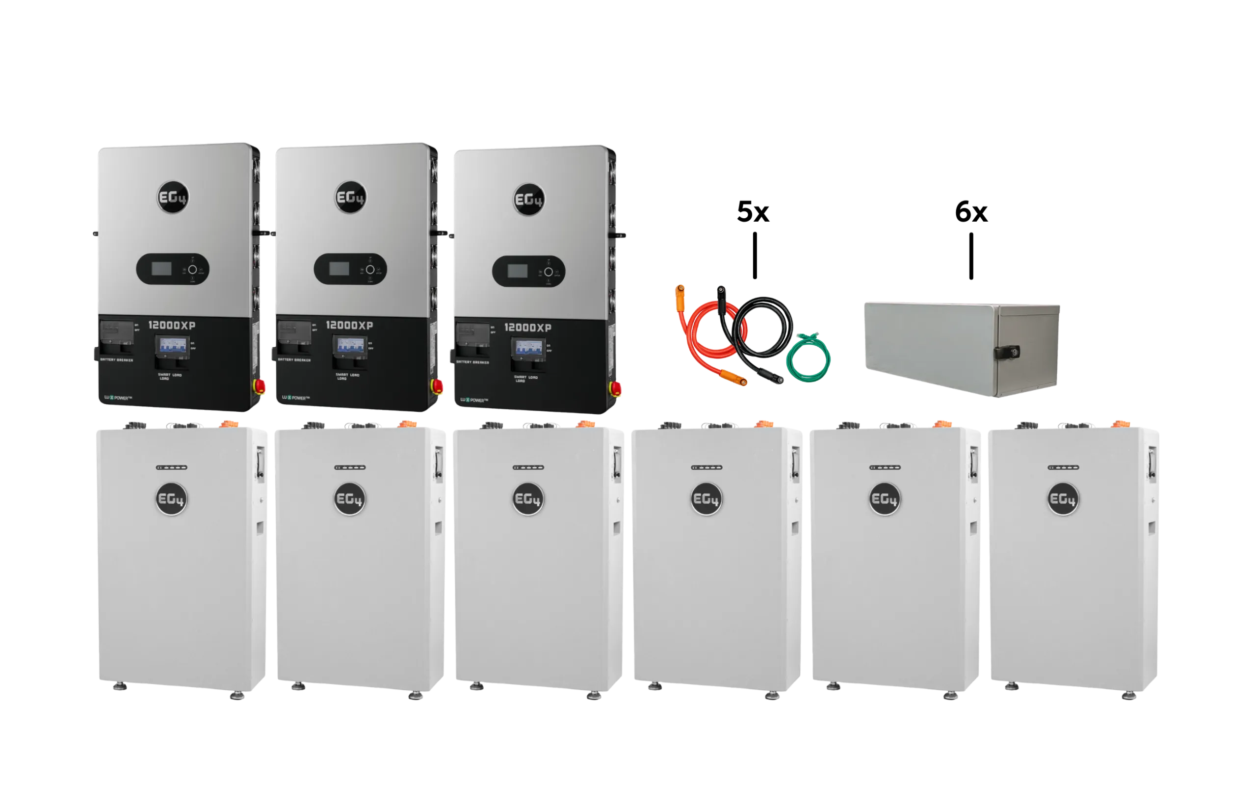 EG4 WallMount 314Ah All Weather Battery + 12000XP Inverter V2