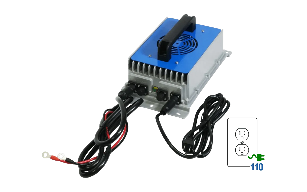 72V 15A Charger (86.4V DC) – Ring Terminals