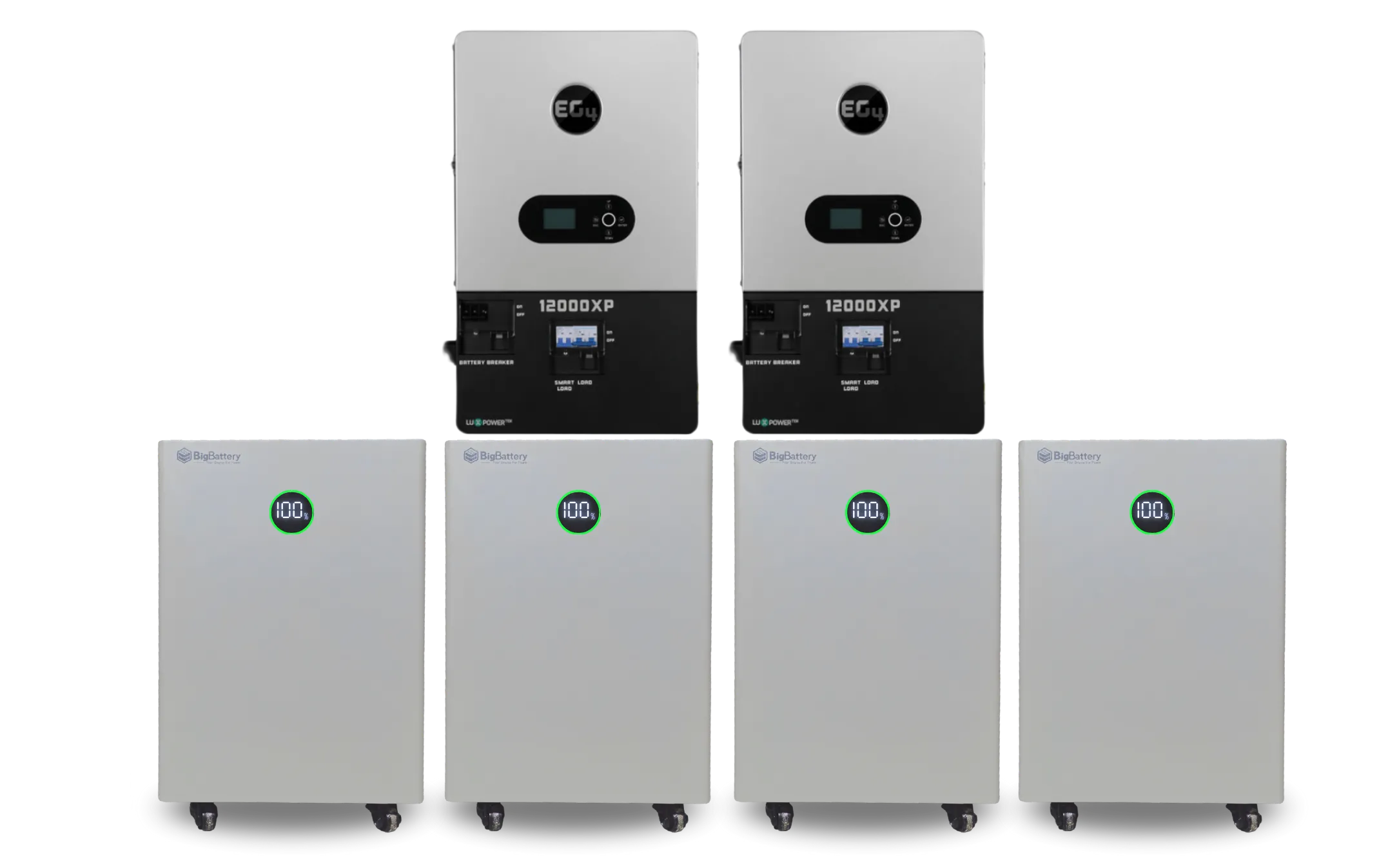 BigBattery 48V NEXUS 14.3kWH Battery + EG4 12000XP V2 Inverter ESS