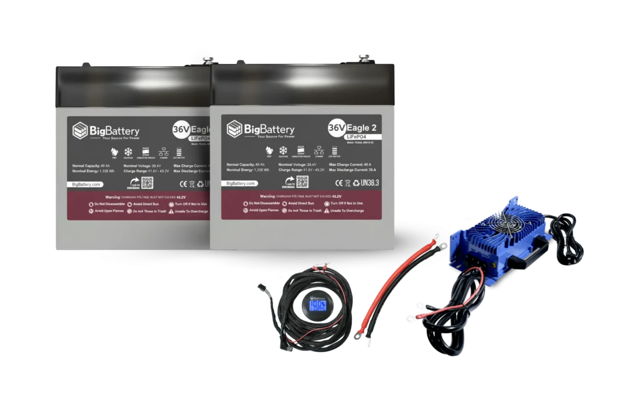 36V EAGLE 2 LiFePO₄ Battery Kits (2x, 3x, 4x) | 40Ah | 3.08kWh-6.16kWh |
