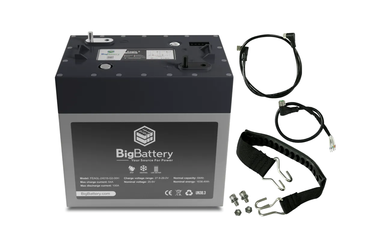 24V 2× EAGLE 2 Scissor Lift Kit (No Comm - 3.26kWh) - Image 2