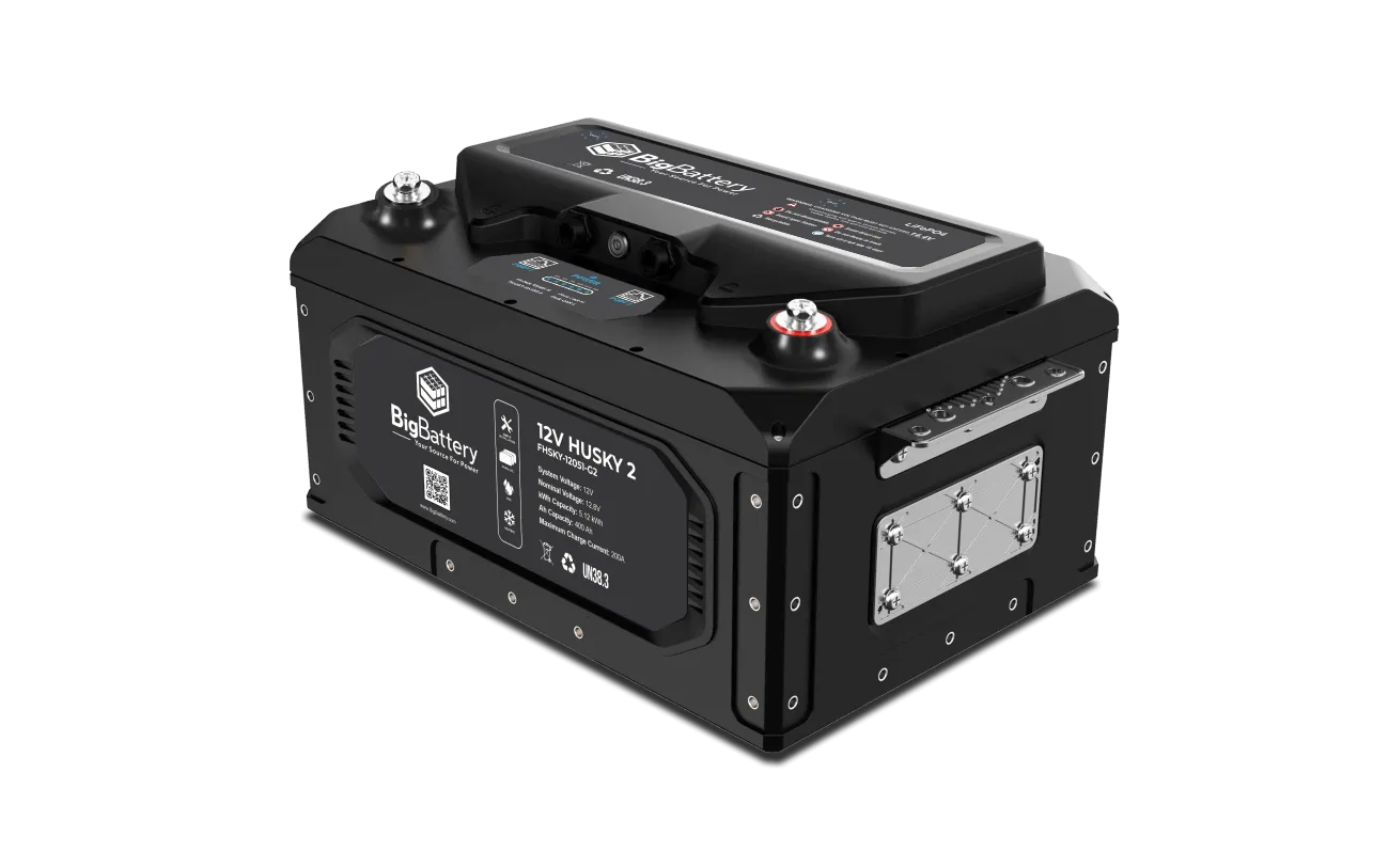 12V HUSKY 2 INV Lithium Battery 5.12kWh 400Ah | LiFePO4 | Inverter Comms | RV | Off-Grid | Marine Battery - Image 3
