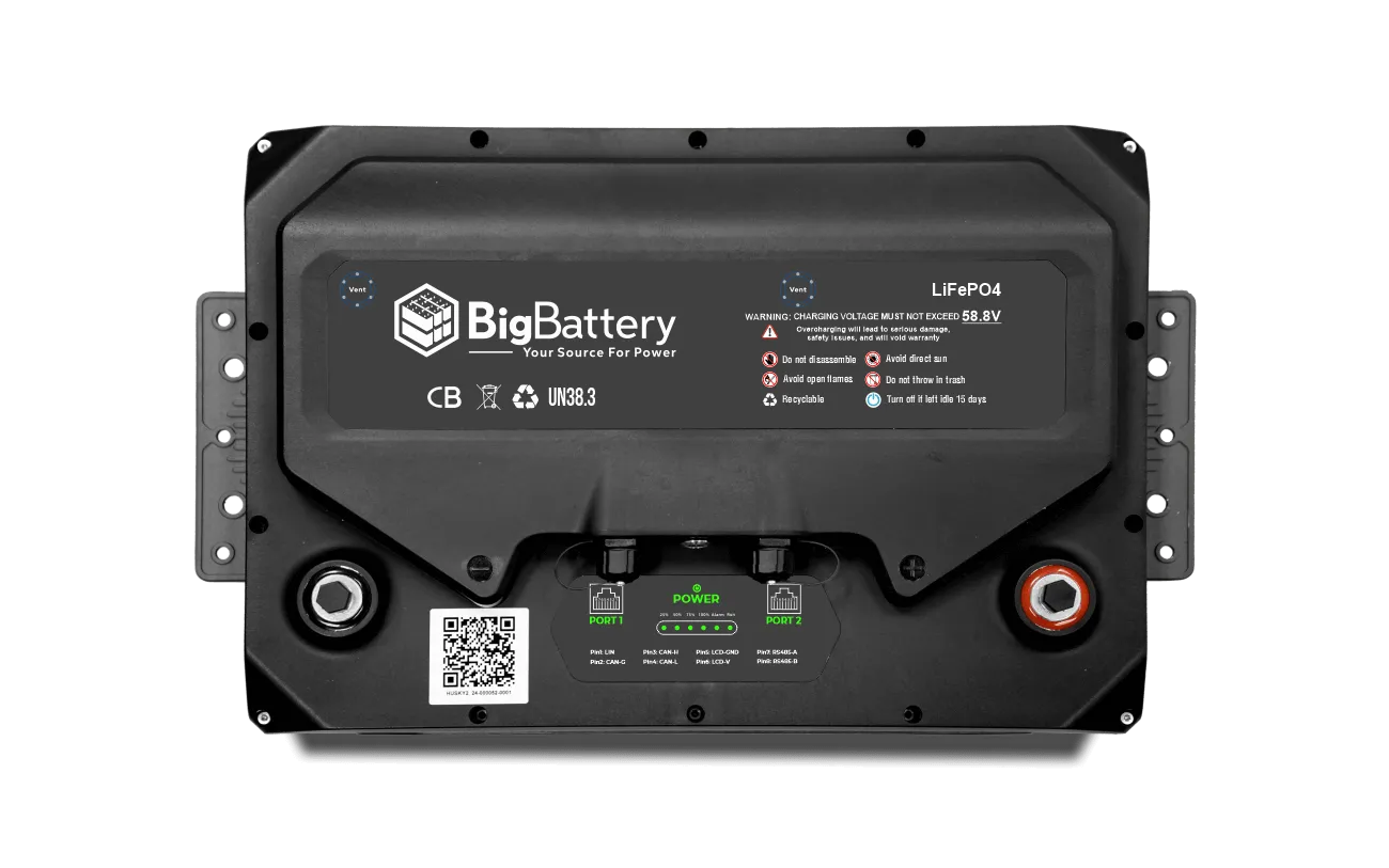 48V HUSKY 2 PWR | 5.12kWh LiFePO4 - High Power | Golf Cart | UTV | Industrial Battery - Image 4