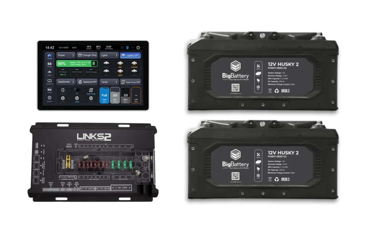 12V 2x HUSKY2 RV LINKS2 Control System