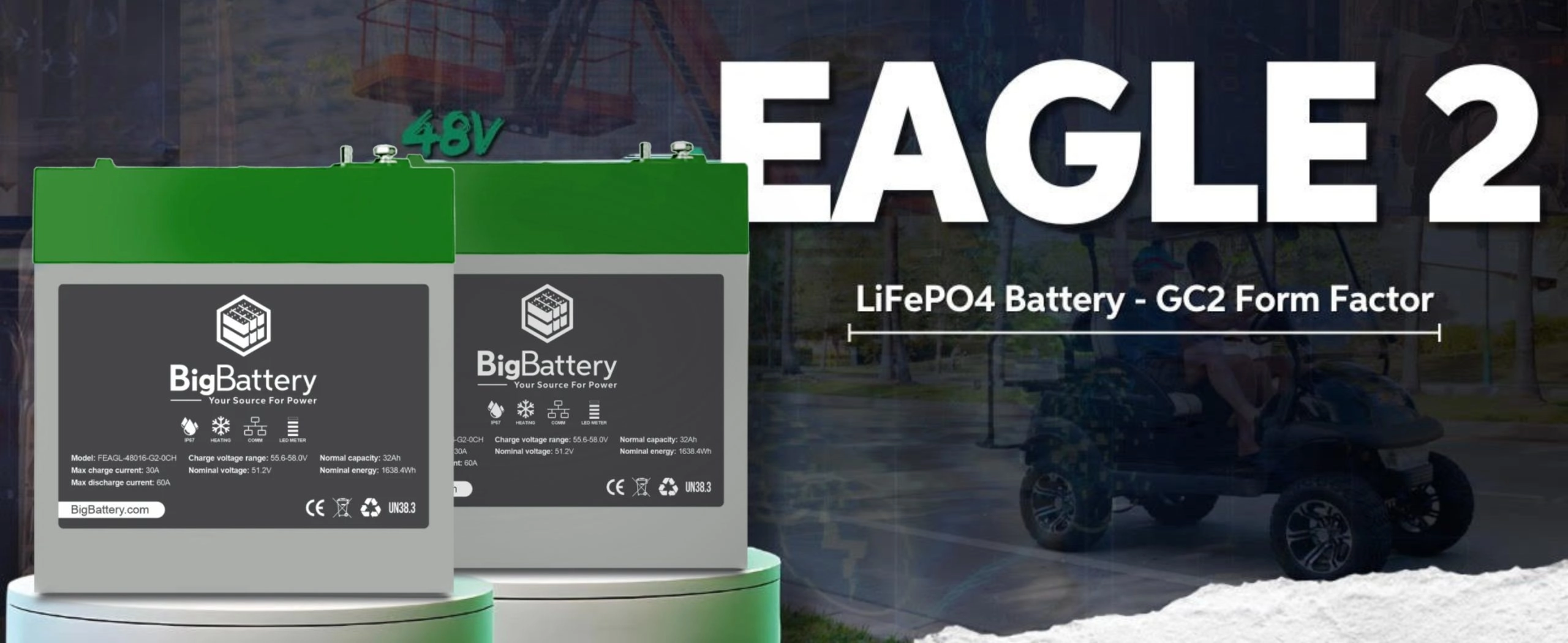 Eagle 2 LiFePO4 - GC2 Form Factor