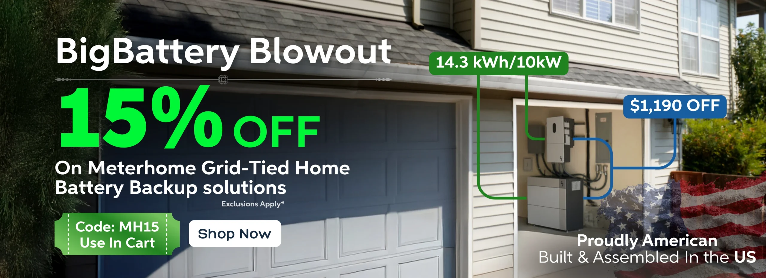 15% off meterhome ess