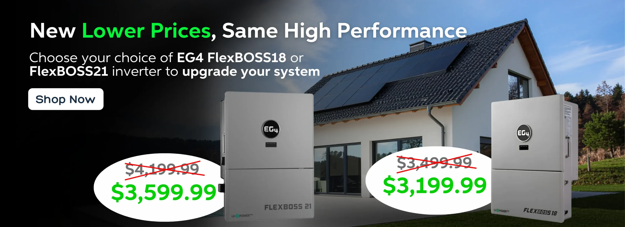 new low EG4 Flexboss prices