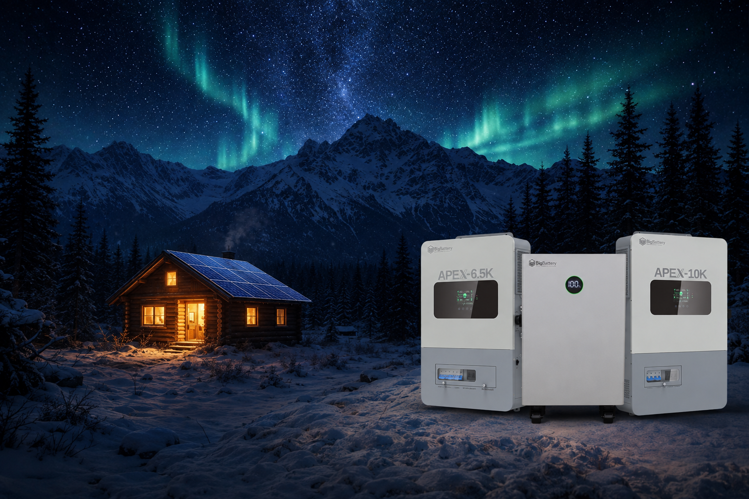 How to size an off grid cabin battery system