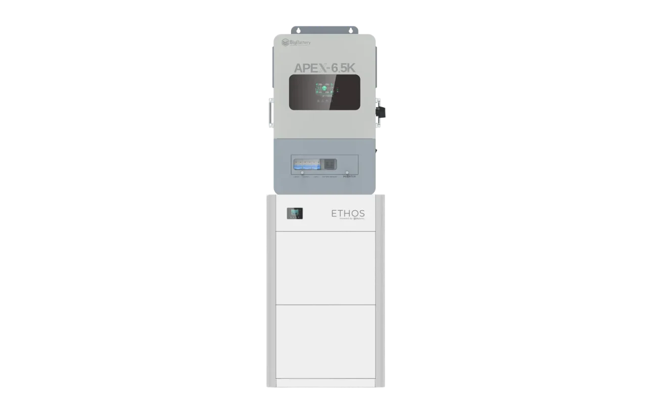 BigBattery ETHOS Battery & APEX-6.5K Off-Grid Inverter (ESS) | 10.24–46.1kWh | Home Solar System