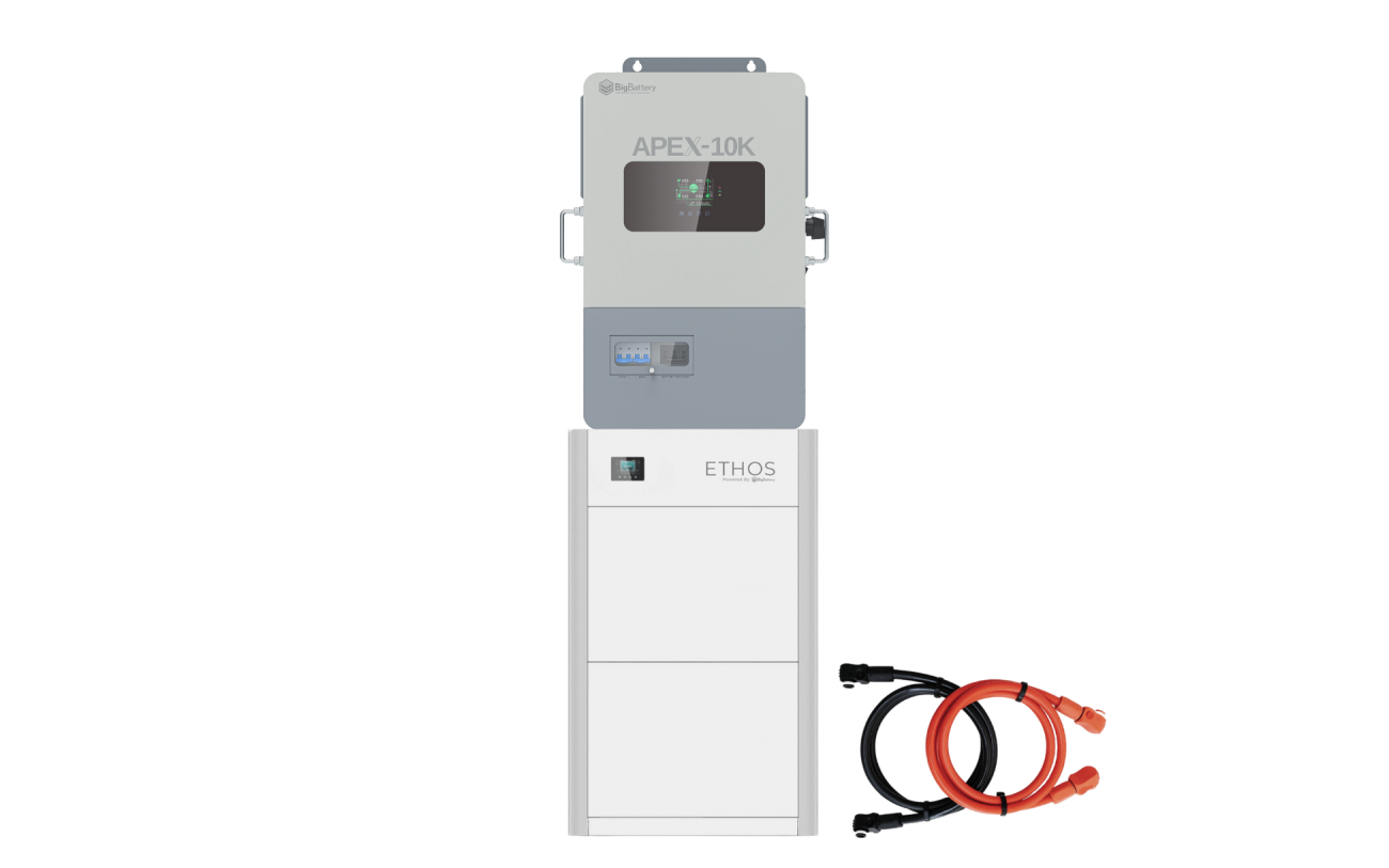 BigBattery ETHOS Battery & APEX-10K Inverter | 10.24–30.72kWh | Off- Grid System