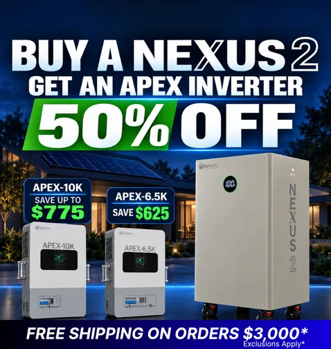 Nexus 2 battery with APEX inverter 50% OFF